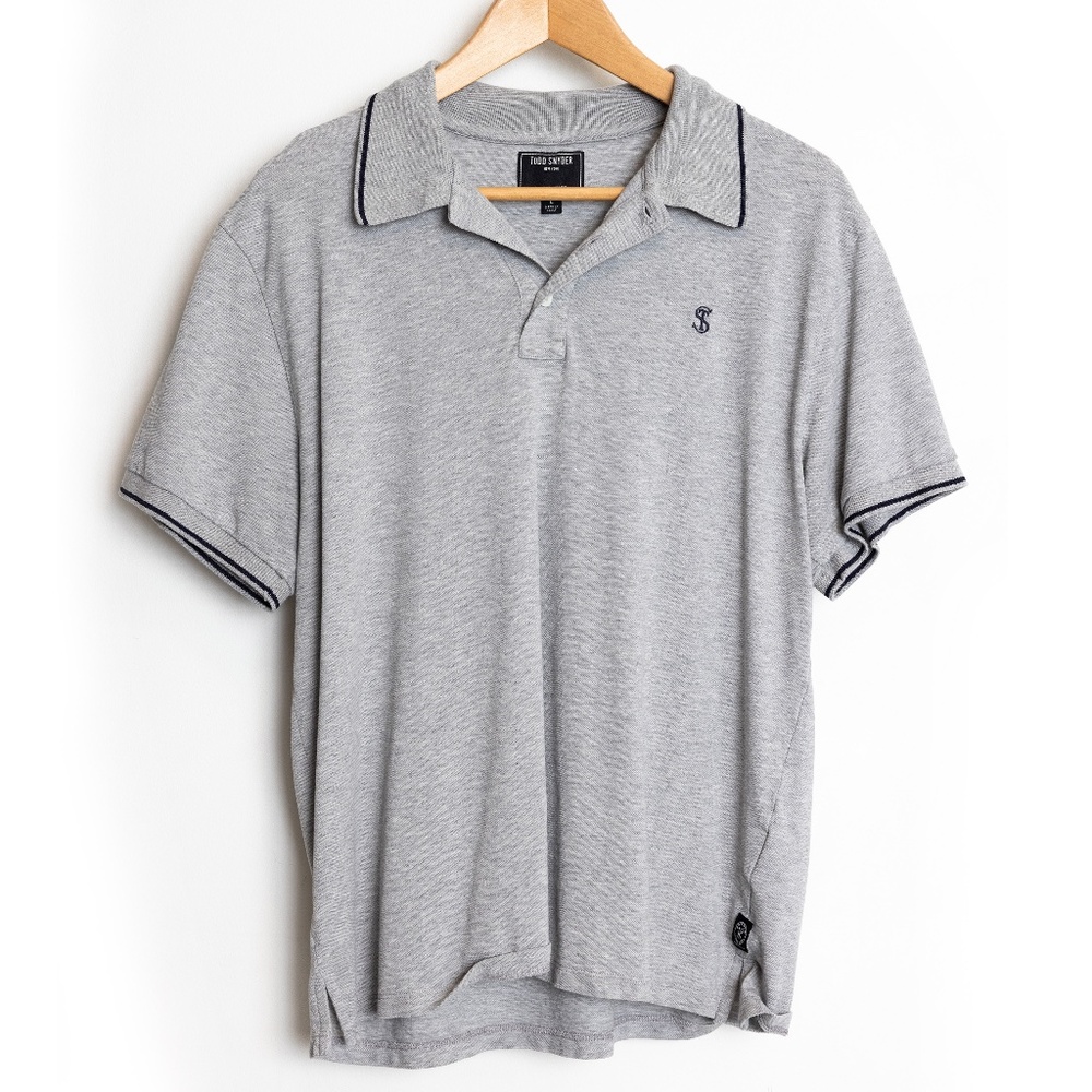 Todd Snyder NYC Grey Polo Shirt